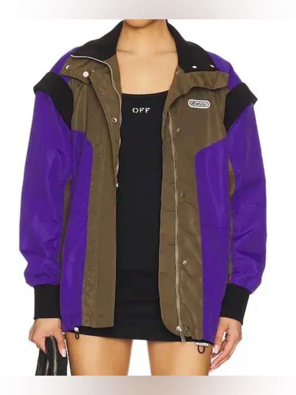 Off-White color block windbreaker S